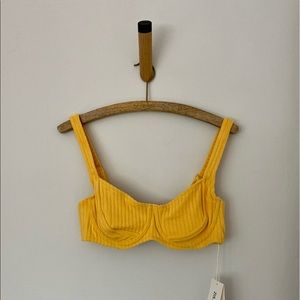 Zulu & Zephyr Cord Towelling Bra Cup Top